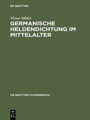 cover image of Germanische Heldendichtung im Mittelalter